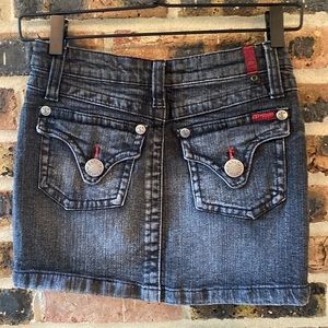 Zana Di (ZD Premium) black washed denim jean skirt, Women’s Size 5